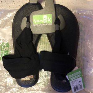Sanuk Yoga Sling 2 Black Sandal